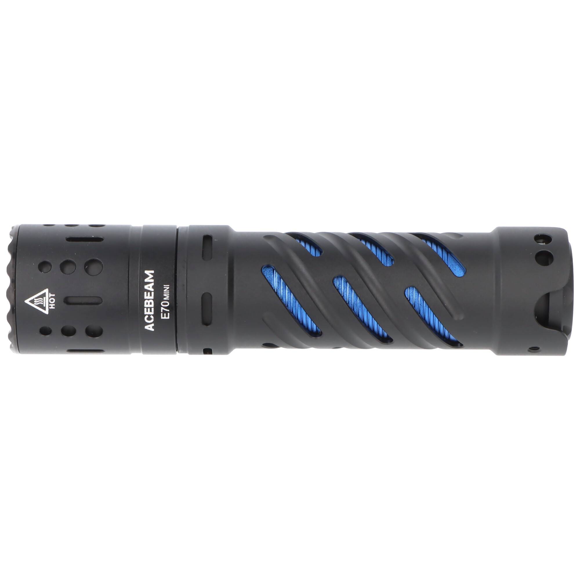 AceBeam E70 Mini LED-Taschenlampe mit 2.000 Lumen, CRI90+, inklusive Akku