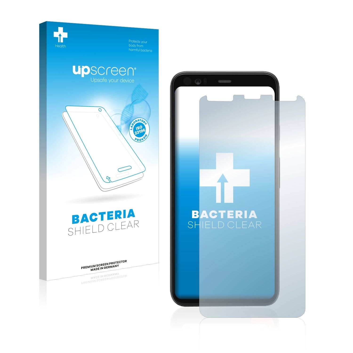 upscreen Bacteria Shield Clear Premium Antibakterielle Displayschutzfolie für Google Pixel