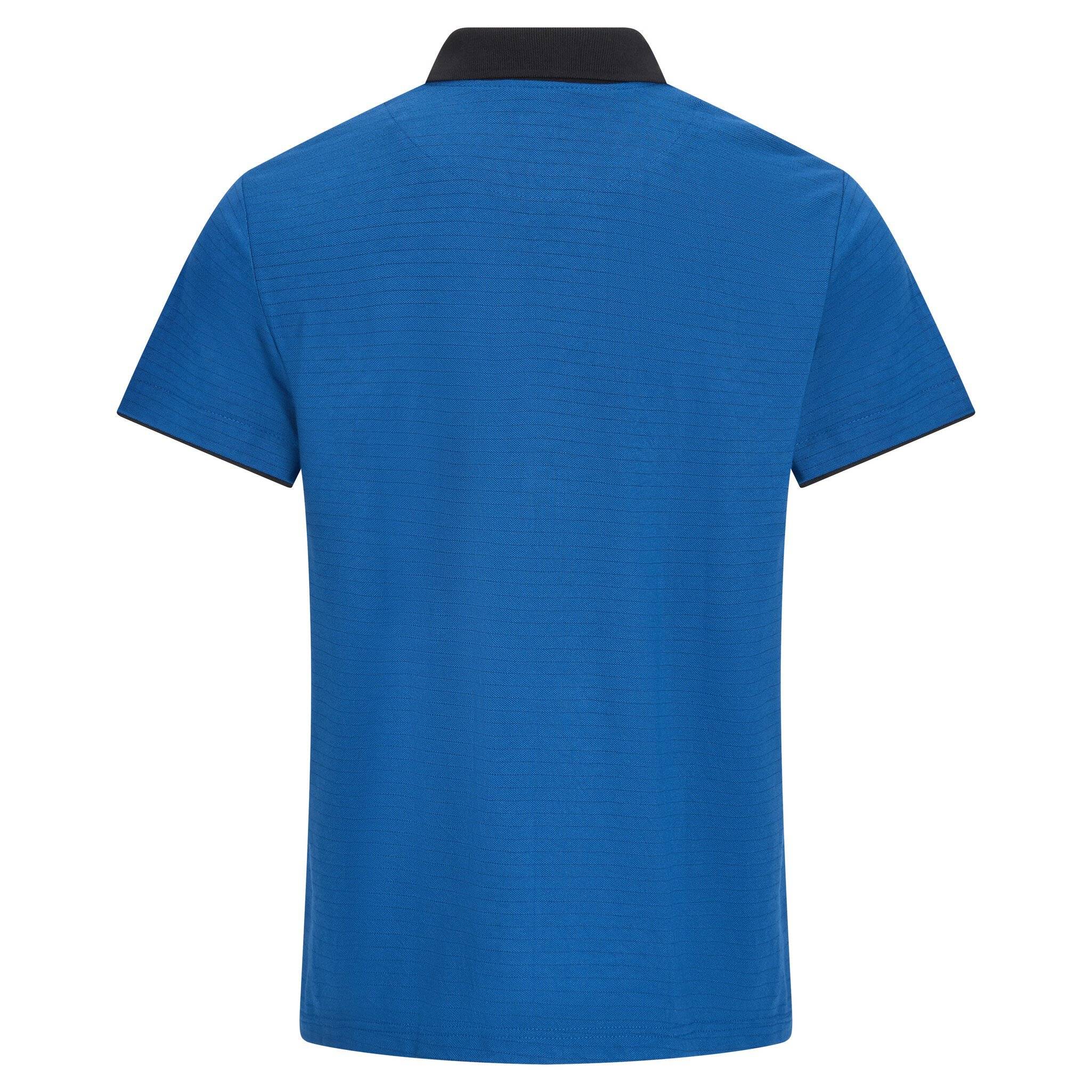 ESD-Poloshirt PRO PLUS, 210g/m², royalblau/schwarz, 3XL