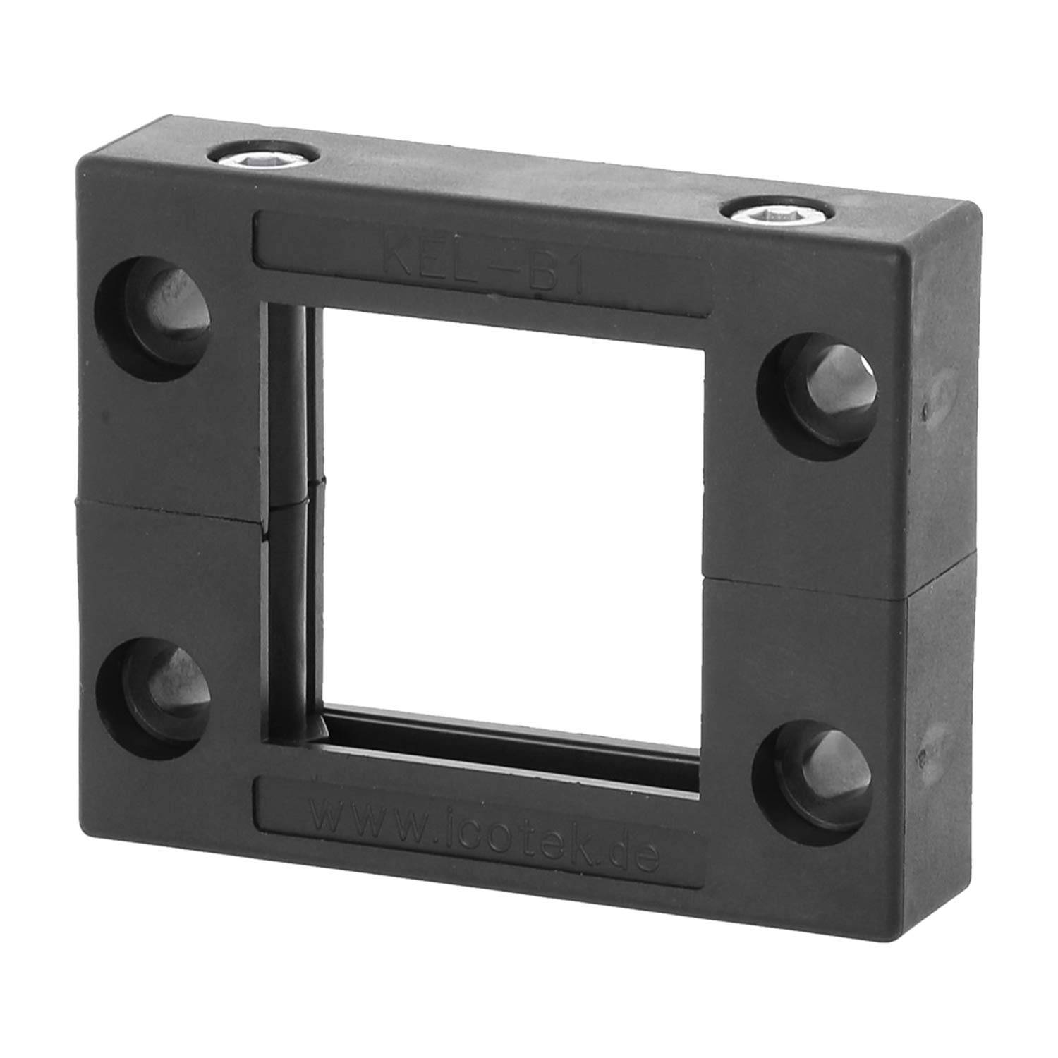 42206 icotek Kabeleinführungsleiste KEL08/01 für Kabeltüllen 1x groß Montageausschnitt 46,0mm x 46,0mm - 1Stück