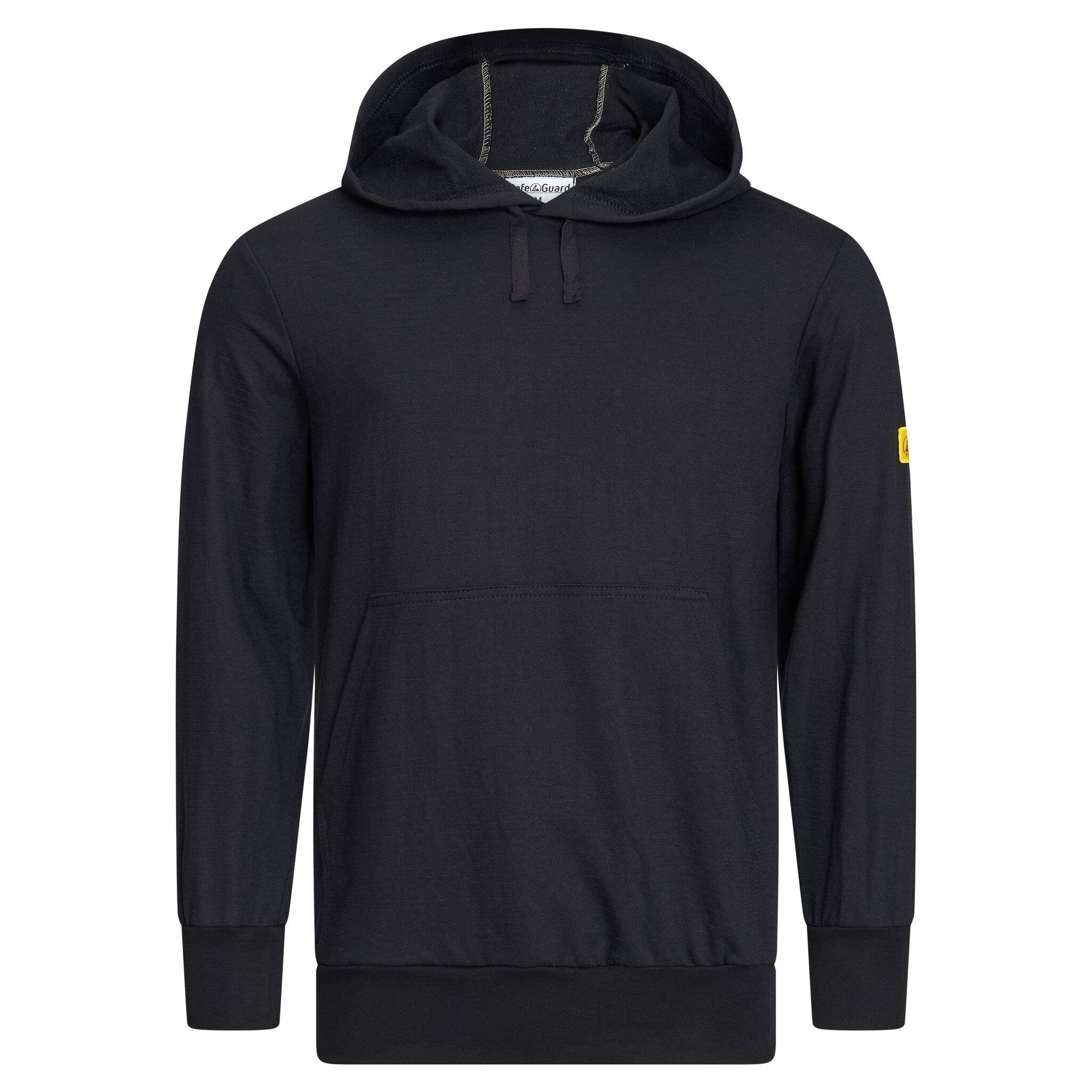 ESD-Sweatshirt mit Kapuze, 280g/m², schwarz, XL