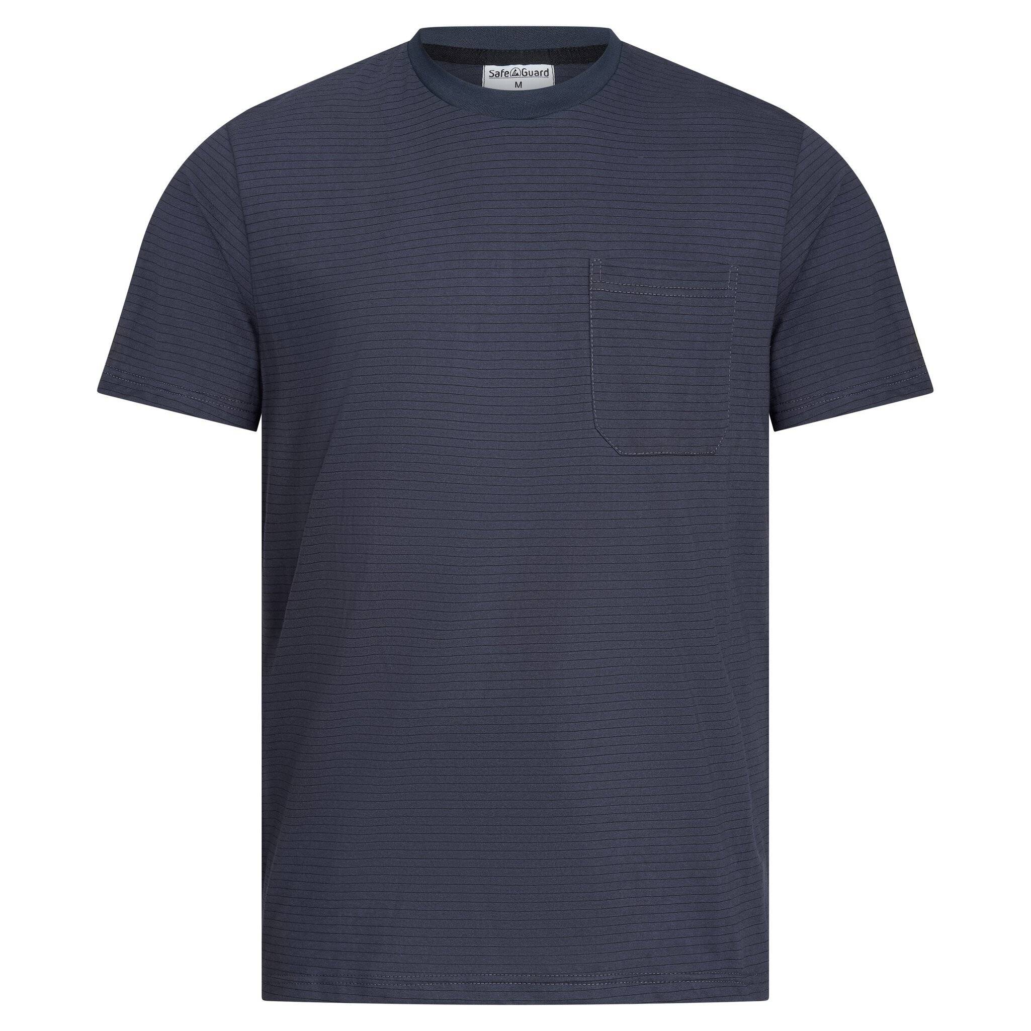 ESD-T-Shirt mit Brusttasche, rundhals, 150g/m², grau, XL