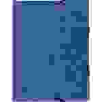 Exacompta 55402E 25x Sammelmappe mit Gummizug und 3 Klappen aus Colorspan-Karton 355g/m2 - A4 - Blau