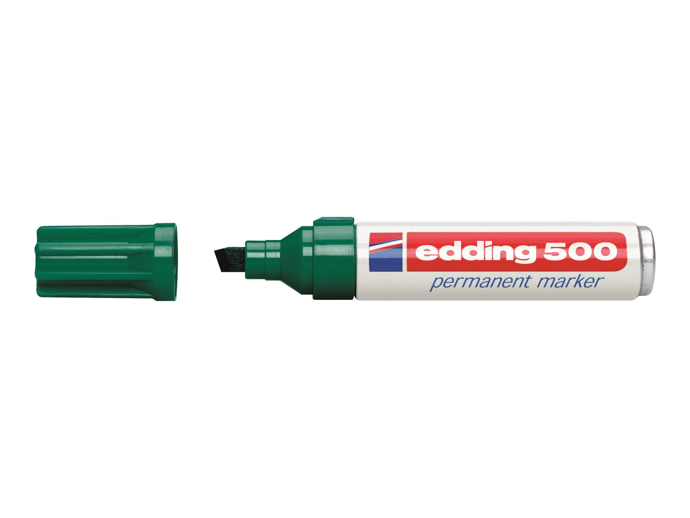 edding 500 - Marker - permanent - für Glas, Metall, Plastik