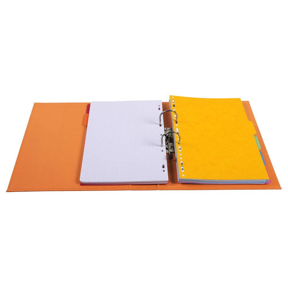 Exacompta 10x Ordner Prem'Touch PVC Rücken 70mm 32x29cm A4 Maxi Orange 53744E