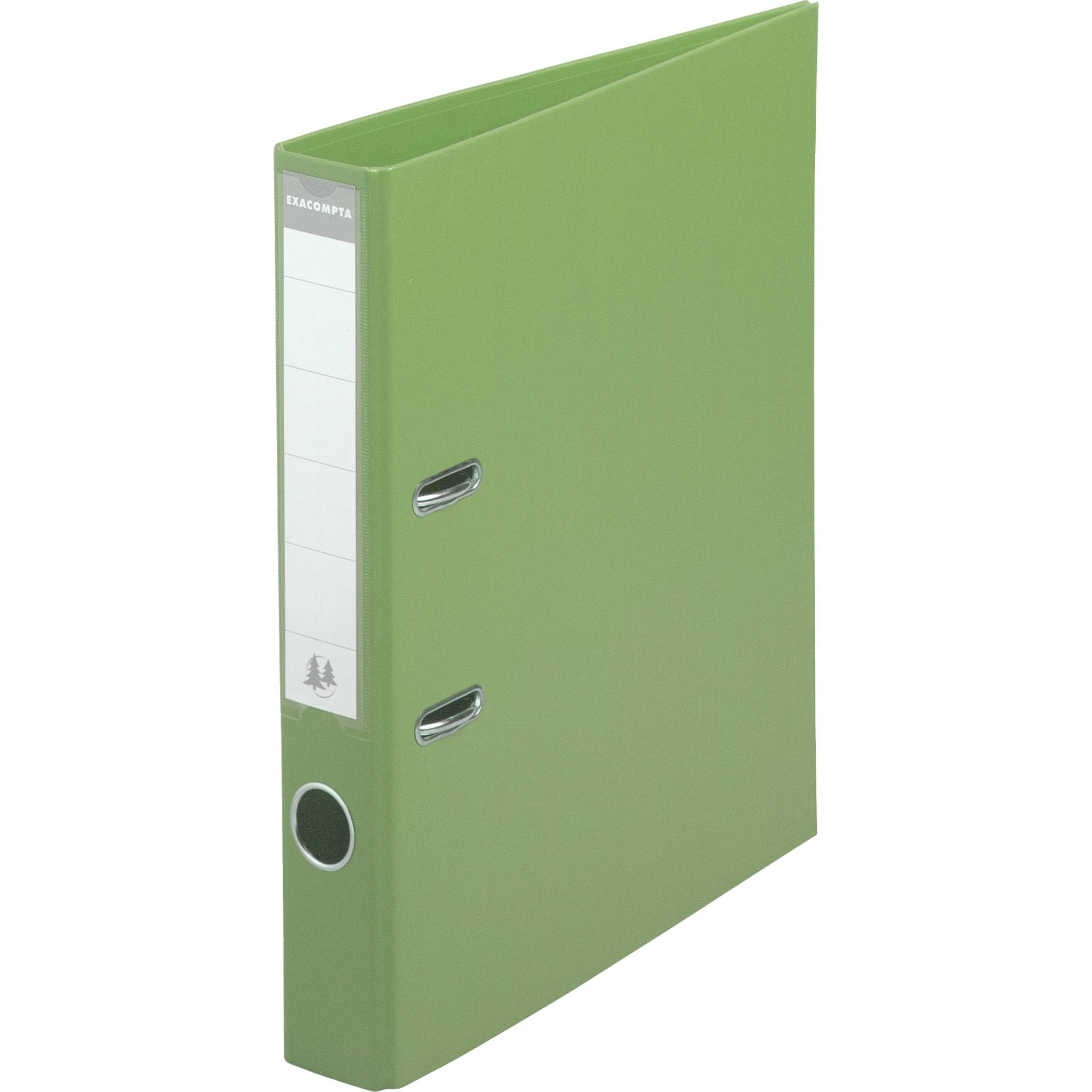 Exacompta 10x Ordner Prem'Touch PVC Rücken 50mm 32x29cm A4 Maxi Anisgrün 53556E