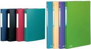 ELBA Ringbuch Memphis, 40 mm, 4 Ring-Reißmechanik, sortiert Style, DIN A4, aus PP, Stärke: 0,5 mm, kratzfest,