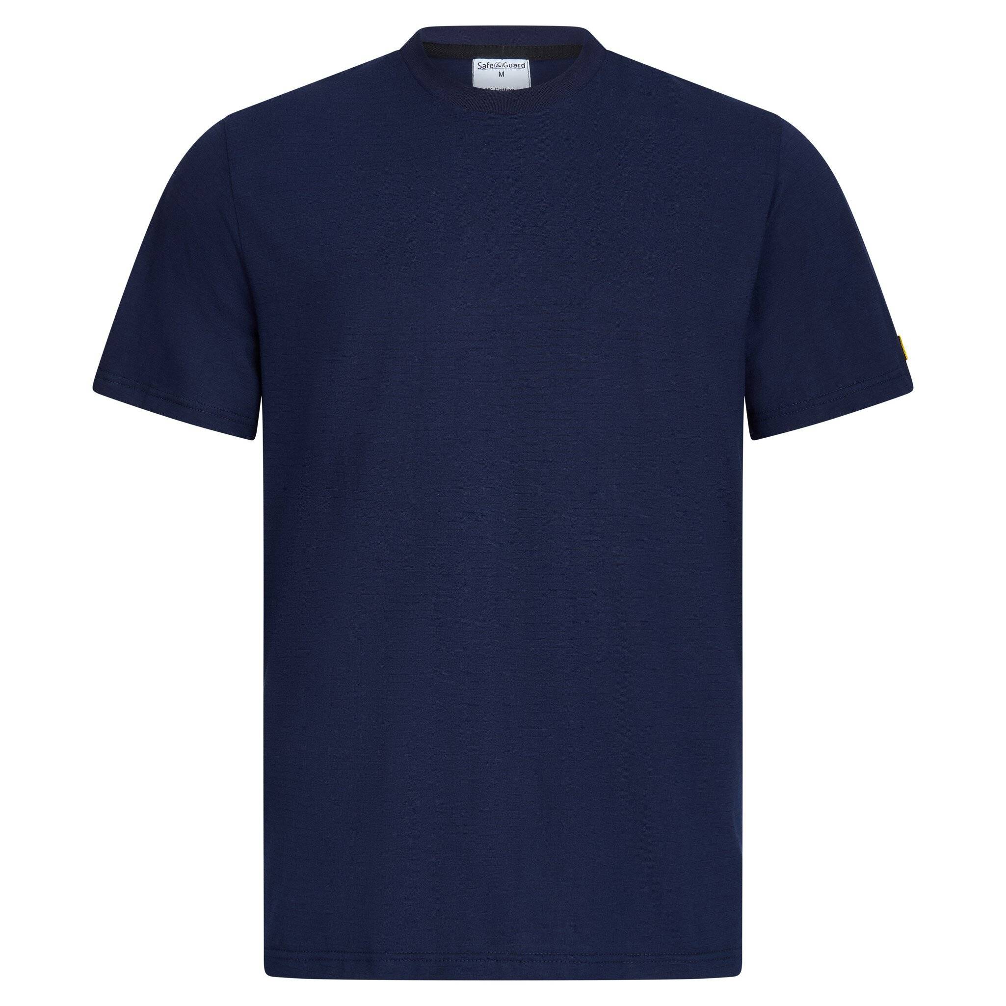 ESD-T-Shirt mit Brusttasche, rundhals, 150g/m², marineblau, 5XL