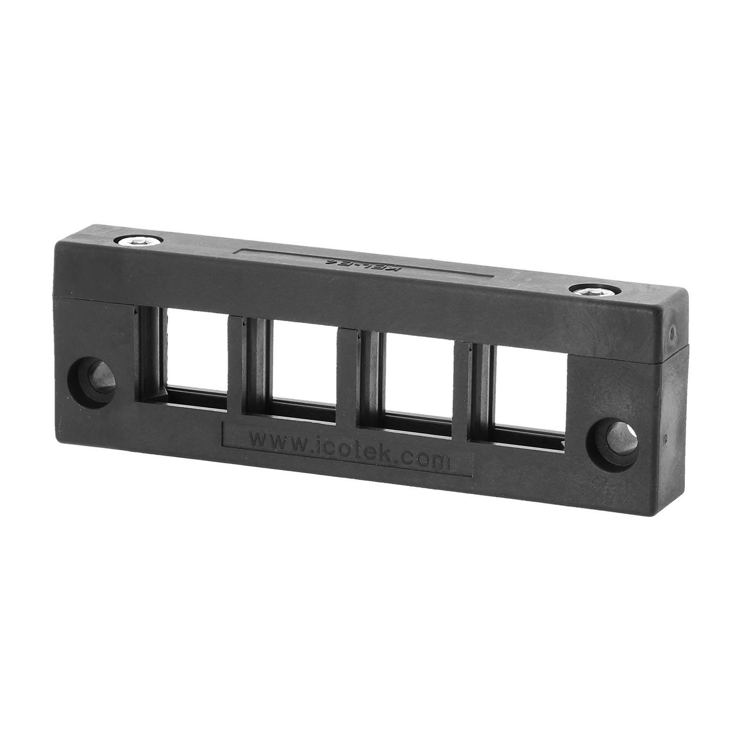 42259 icotek Kabeleinführungsleiste KEL16/04 schmal für Kabeltüllen 4x klein Montageausschnitt 86,0mm x 24,0mm -