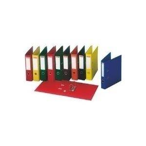 Esselte Plastik-Ordner Standard, DIN A4, 75 mm, sortiert Einband innen und außen mit PP-Folie kaschiert, mit Hebel-