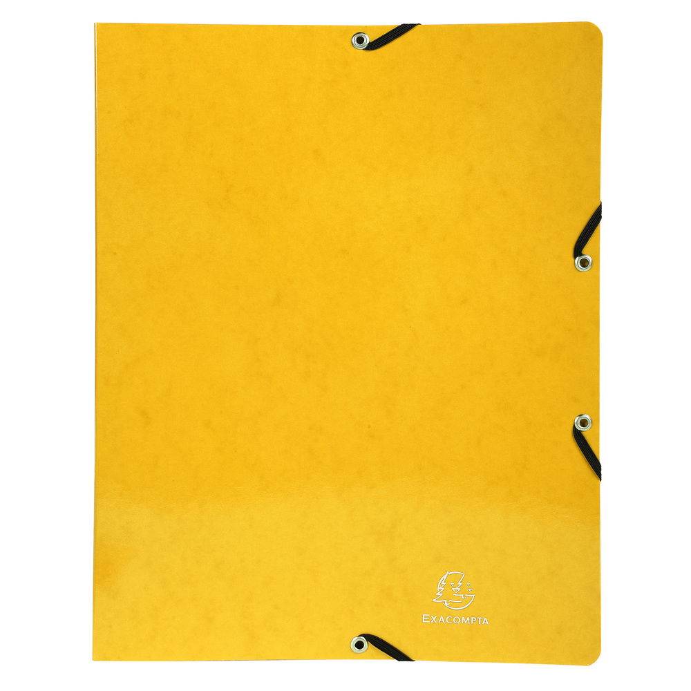 Exacompta 20x Ringhefter +Gummizug 4Ring 15mm Rücken 20mm A4 sortiert 51829E