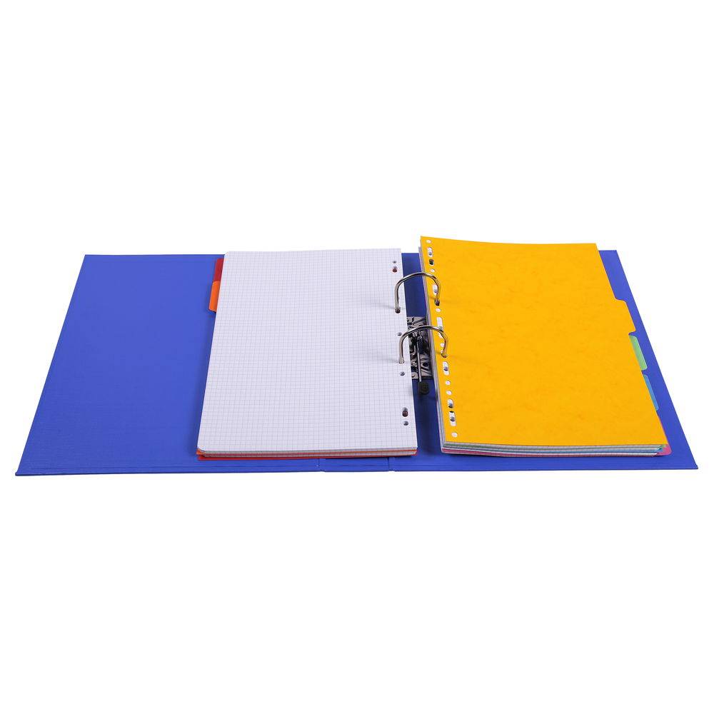 Exacompta 10x Ordner Prem'Touch PVC Rücken 70mm A4 Maxi Dunkelblau 53752E