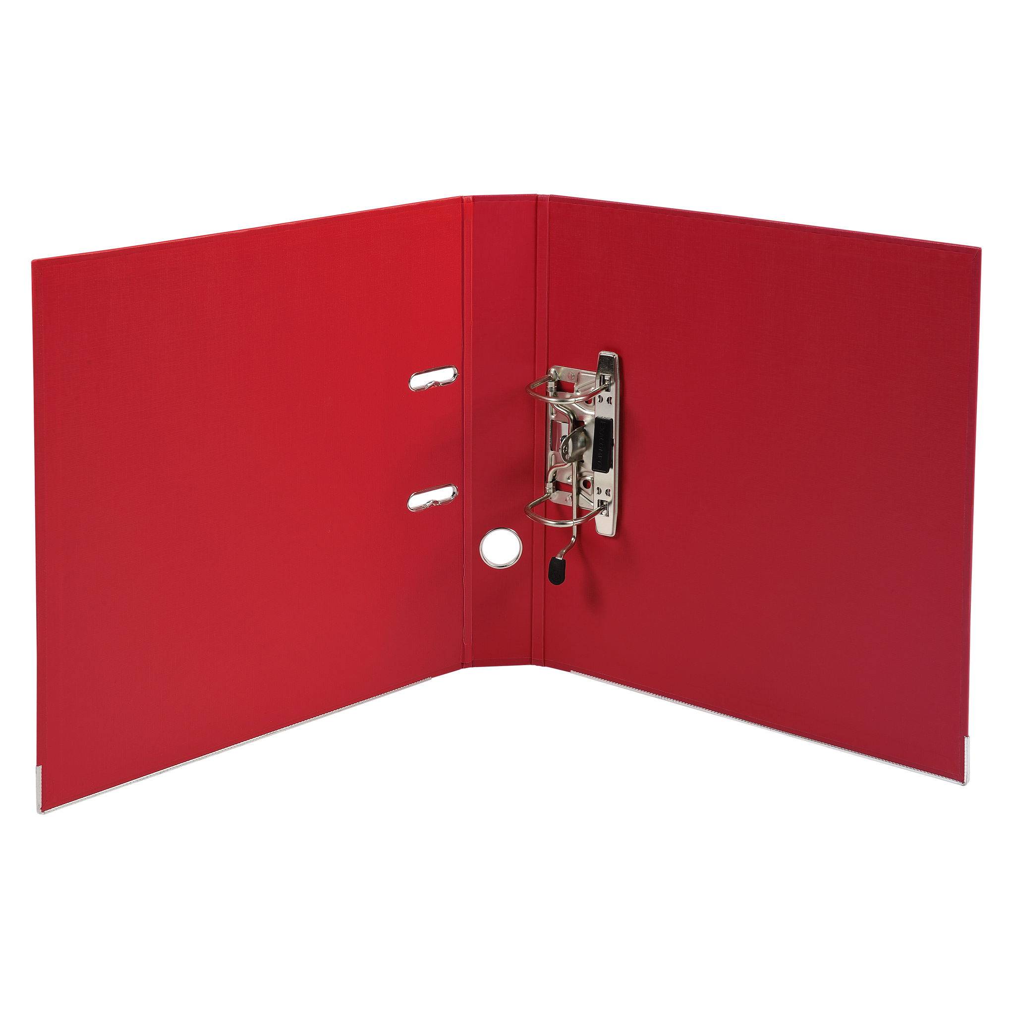 Exacompta 10x Ordner Prem'Touch außen PP Rücken 50mm 32x30cm A4 Maxi Rot 53145E