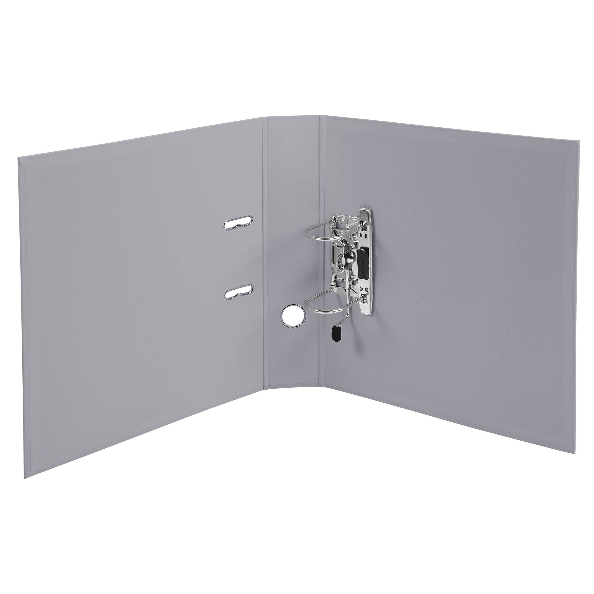 Exacompta 10x Ordner Prem'Touch PVC, Rücken 70mm, 32x29cm A4 Maxi, Grau, 53740E