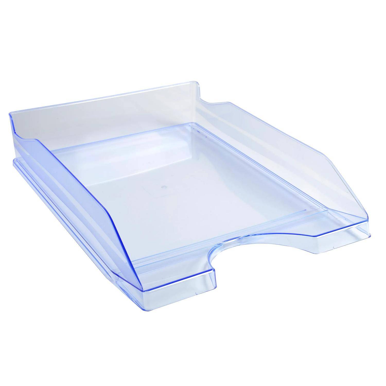 Exacompta 10x Briefablage Ecotray, Linicolor - Eisblau - 12310D