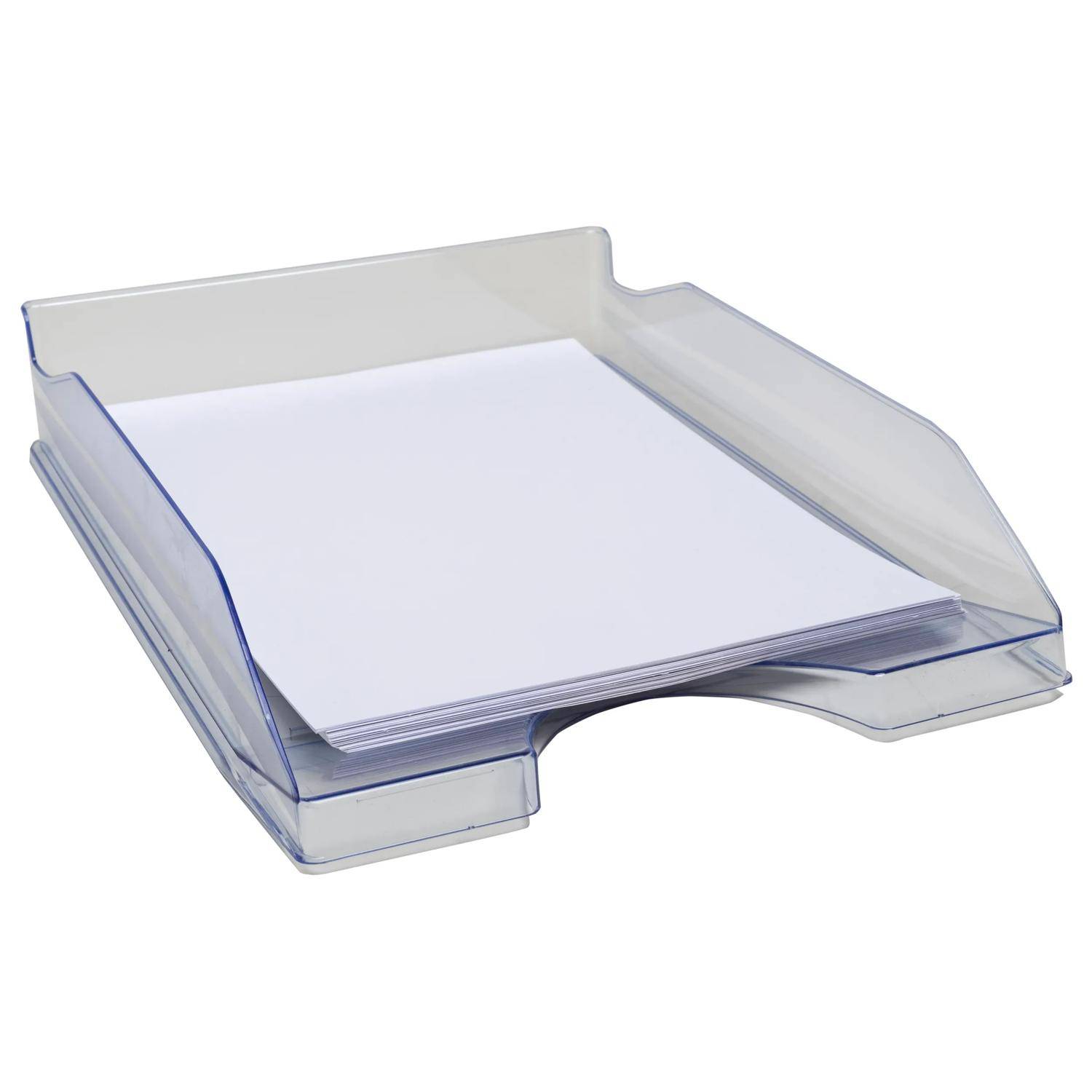 Exacompta 10x Briefablage Ecotray, Linicolor - Eisblau - 12310D