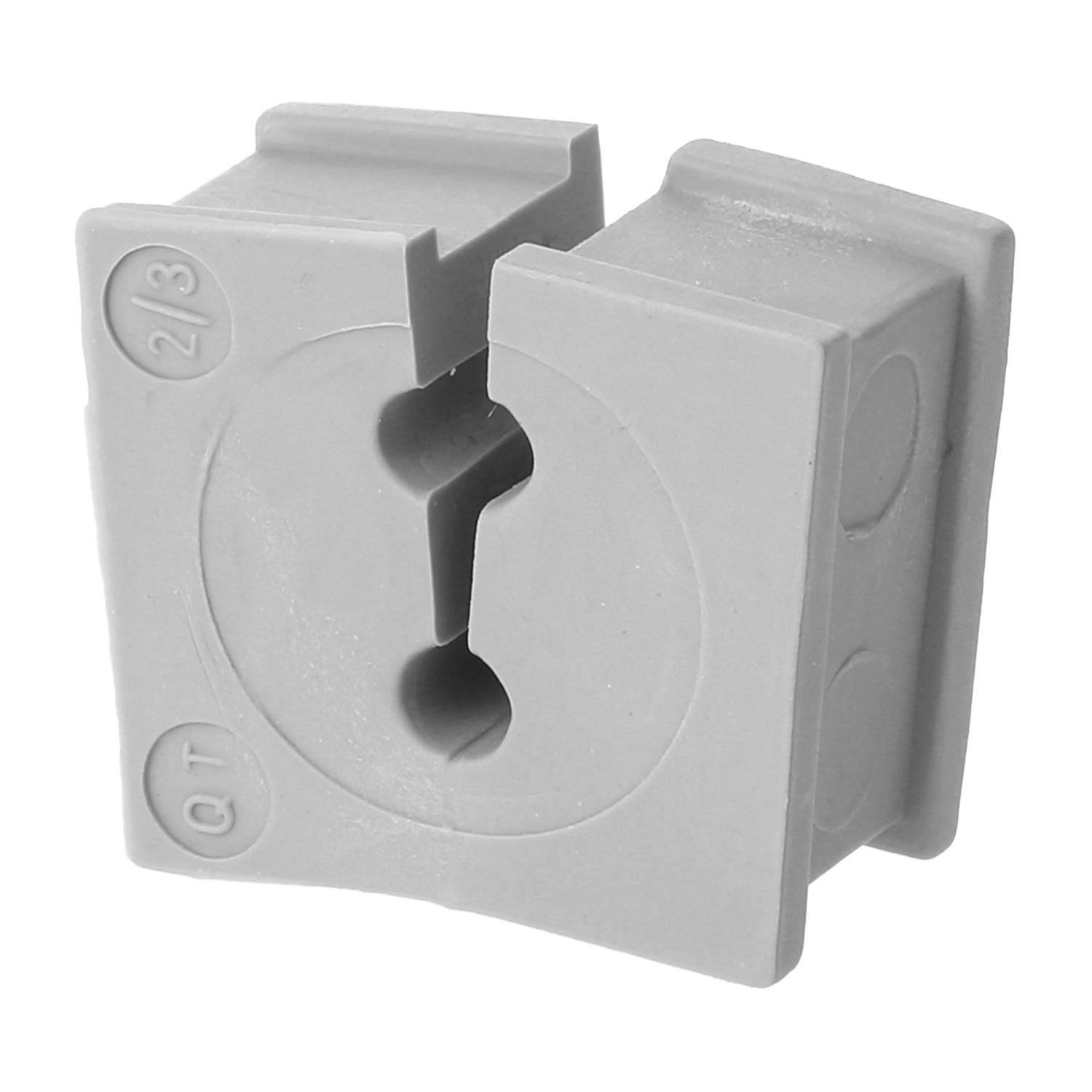 42566 icotek Kabeltülle QT klein Klemmbereich 3,0mm Mehrfachdichtung 2x3,0mm Temperaturbereich -40°C bis 90°C - 1Stück