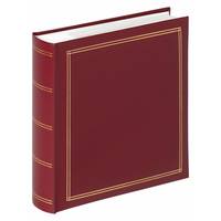 Rotes Hardcover-Buch mit goldenem Rand und Rückengriffen, geschlossen auf weißem Hintergrund dargestellt.