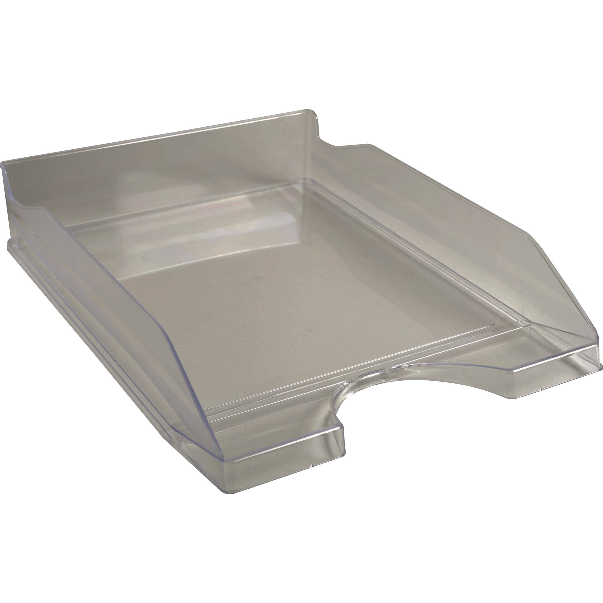 Exacompta 10x Briefablage Ecotray, Office - Transparent grau - 12327D