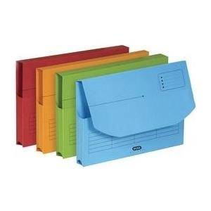 Oxford ULTIMATE Dokumententasche mit Klappe, DIN A4 sortiert, aus 240 g/qm starkem Karton, Vorderseite und Klapp