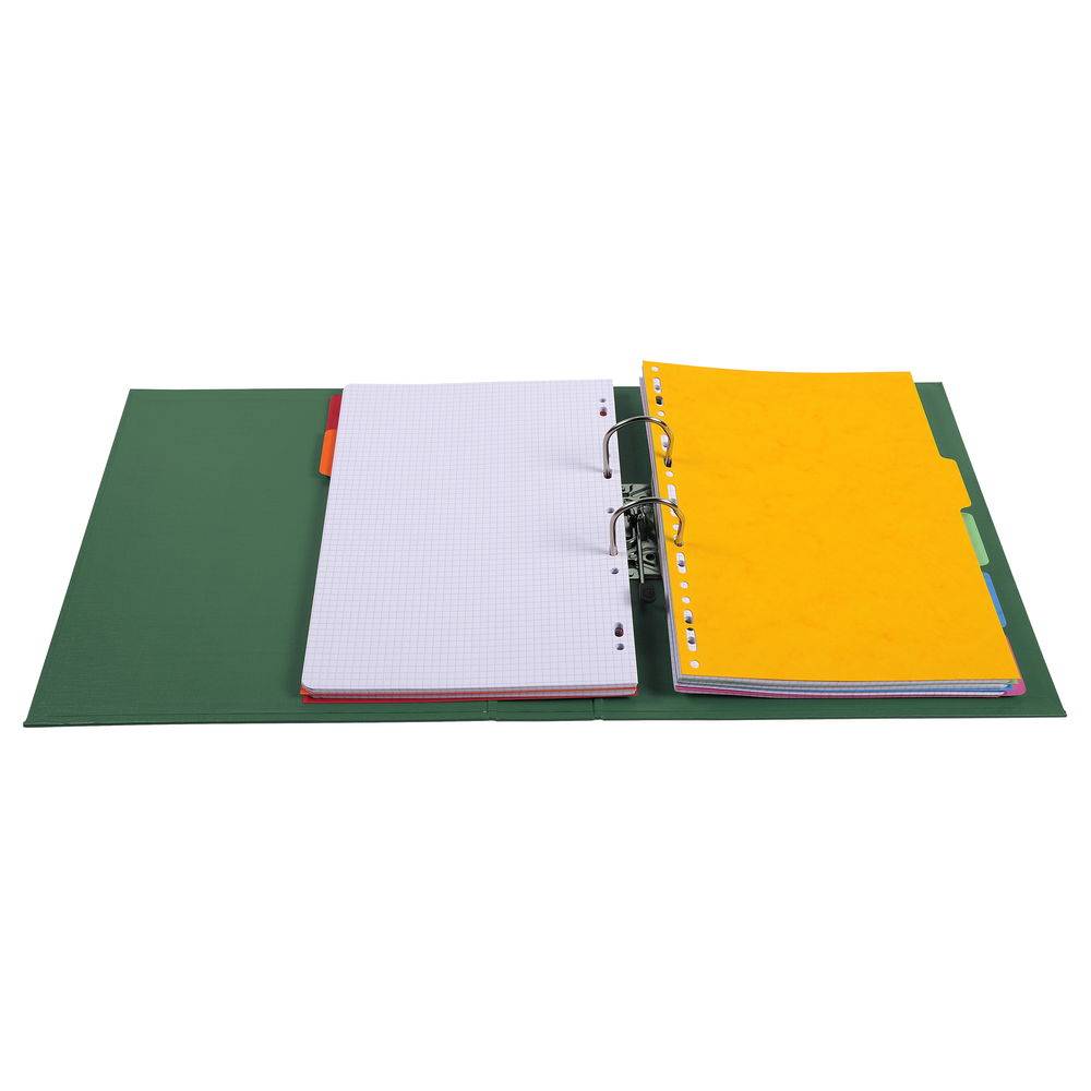 Exacompta 10x Ordner Prem'Touch PVC Rücken 70mm A4 Maxi Dunkelgrün 53753E