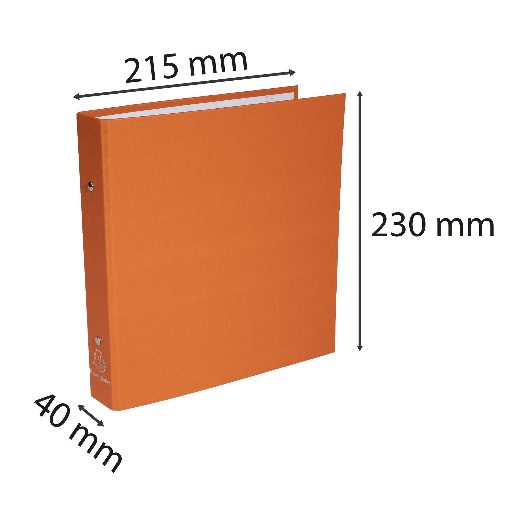 Exacompta 20x Ringb 230x215 PP oE 2R 30mm - Farben sortiert - 650E