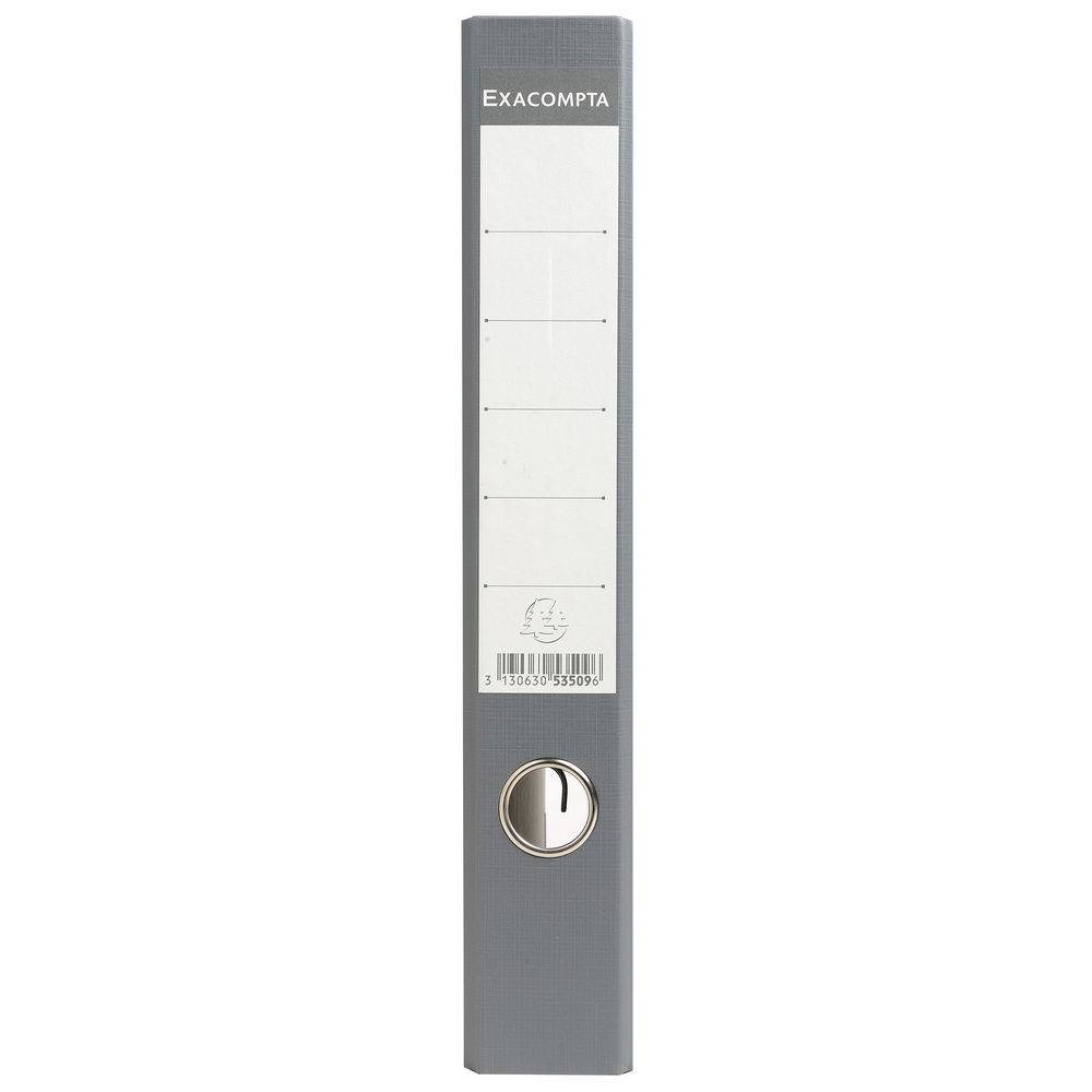 Exacompta 20x Ordner Wolkenmarmor 2Ring 50mm Rücken A4 grau 53509E