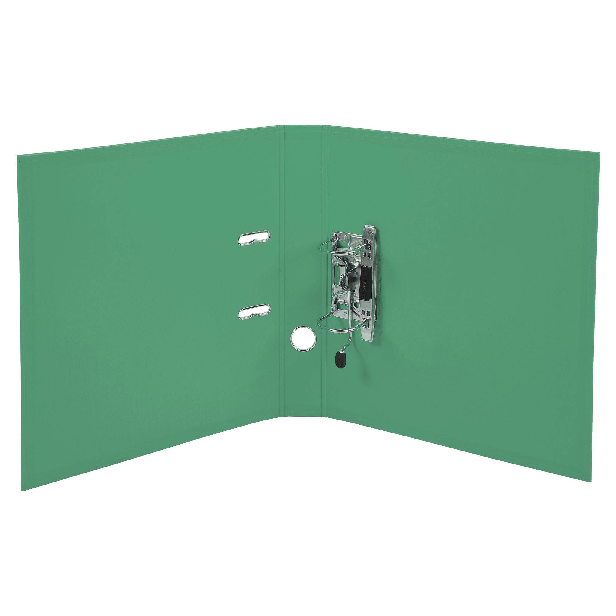 Exacompta 10x Ordner Prem'Touch PVC, Rücken 50mm, 32x29cm A4 Maxi, Grün, 53543E