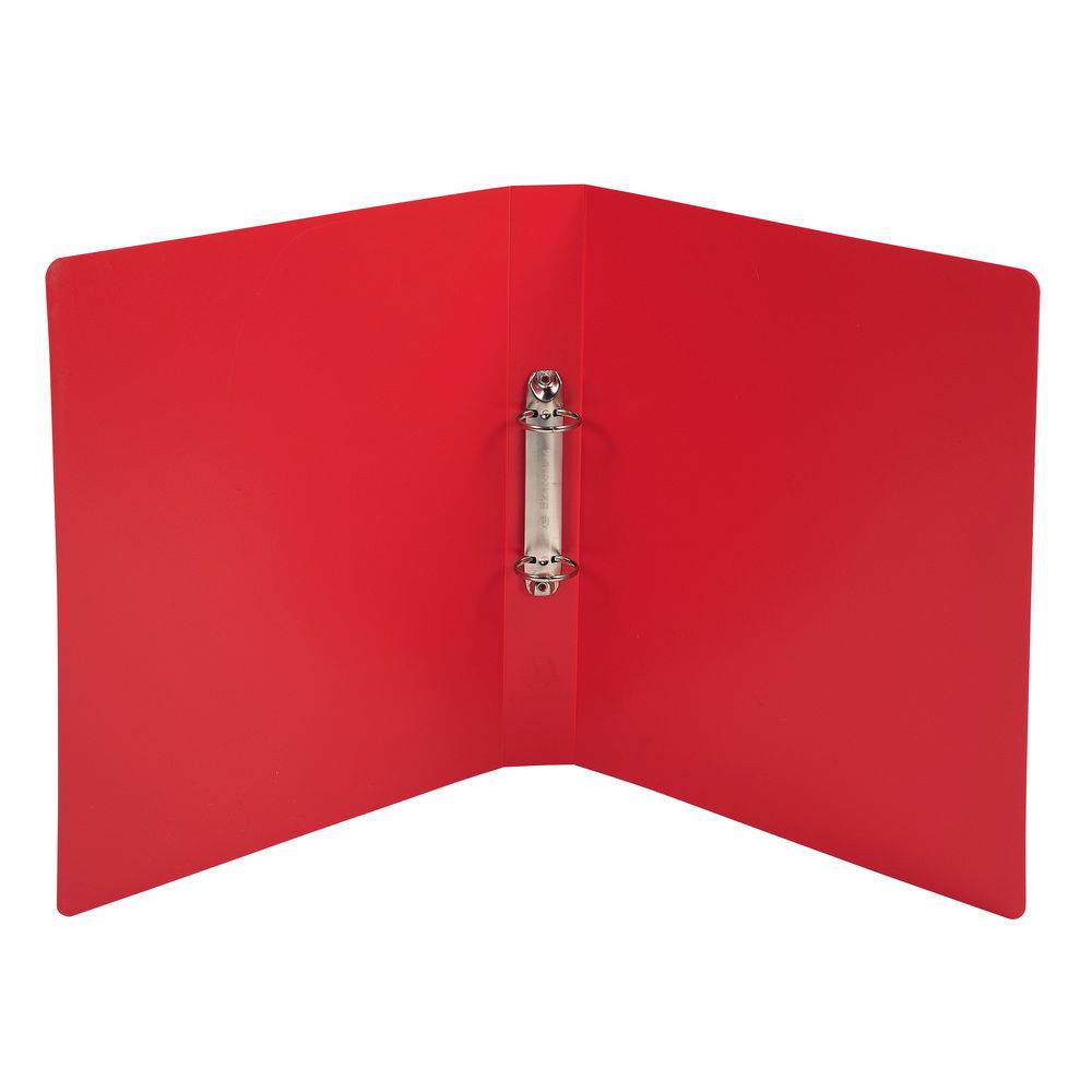 Exacompta 10x Ringbuch PP 1000µ 2Ring 30mm Rücken 40mm A4 Überbreite Rot 54395E