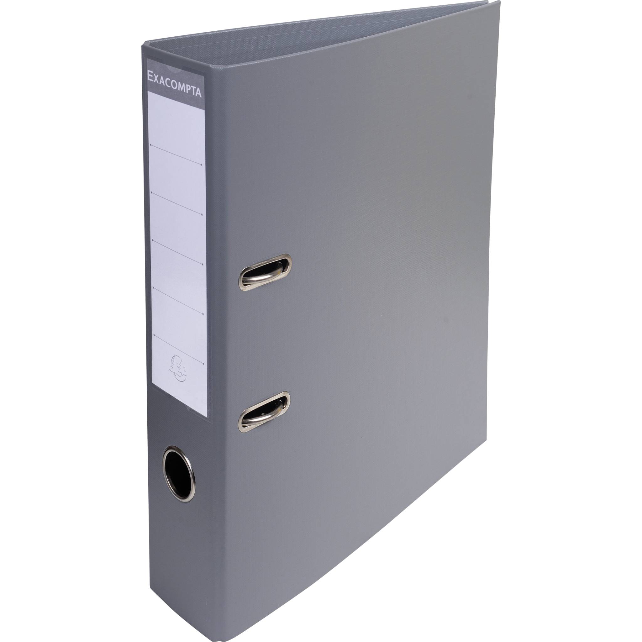 Exacompta 10x Ordner Prem'Touch PVC Rücken 70mm A4 Maxi Dunkelgrau 53754E