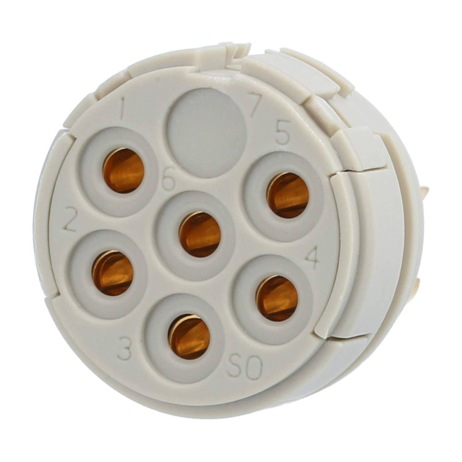 Phoenix Contact M23 RC Löt-Kontakteinsatz Buchse Lötanschluss, Polzahl 6-polig 300V, 20A - 10 Stück