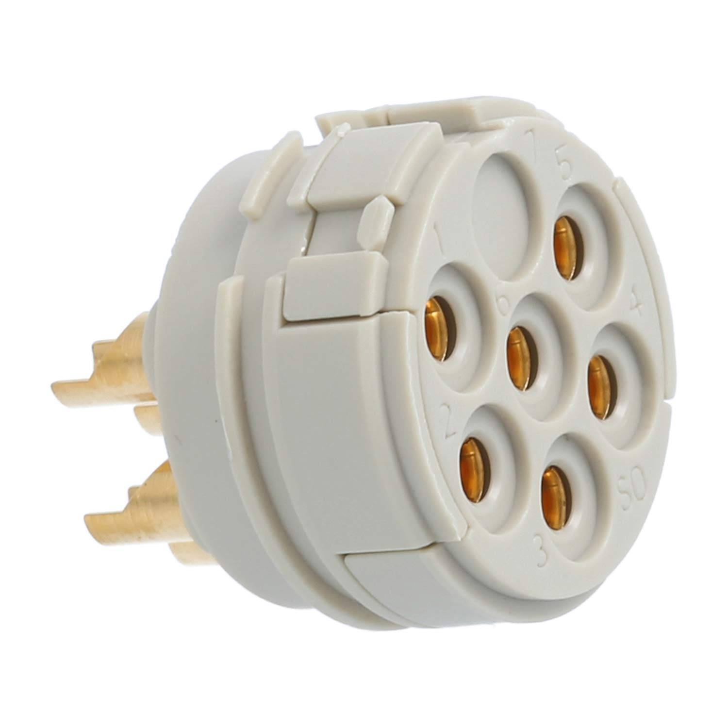 Phoenix Contact M23 RC Löt-Kontakteinsatz Buchse Lötanschluss, Polzahl 6-polig 300V, 20A - 10 Stück