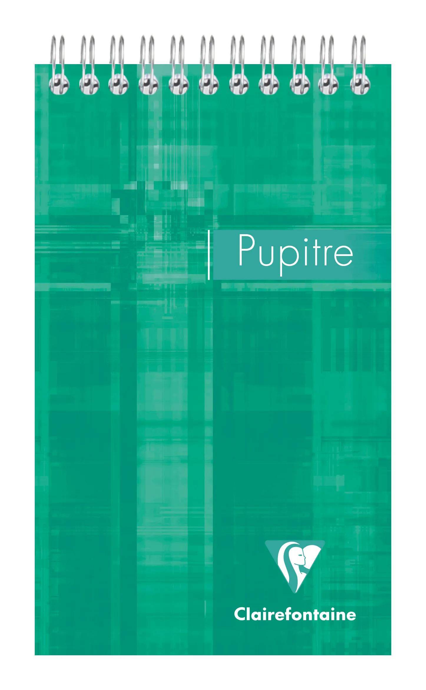 Clairefontaine 5x Block 10,5x17cm 80 Blatt kariert, Farben - Sortiert 8642C