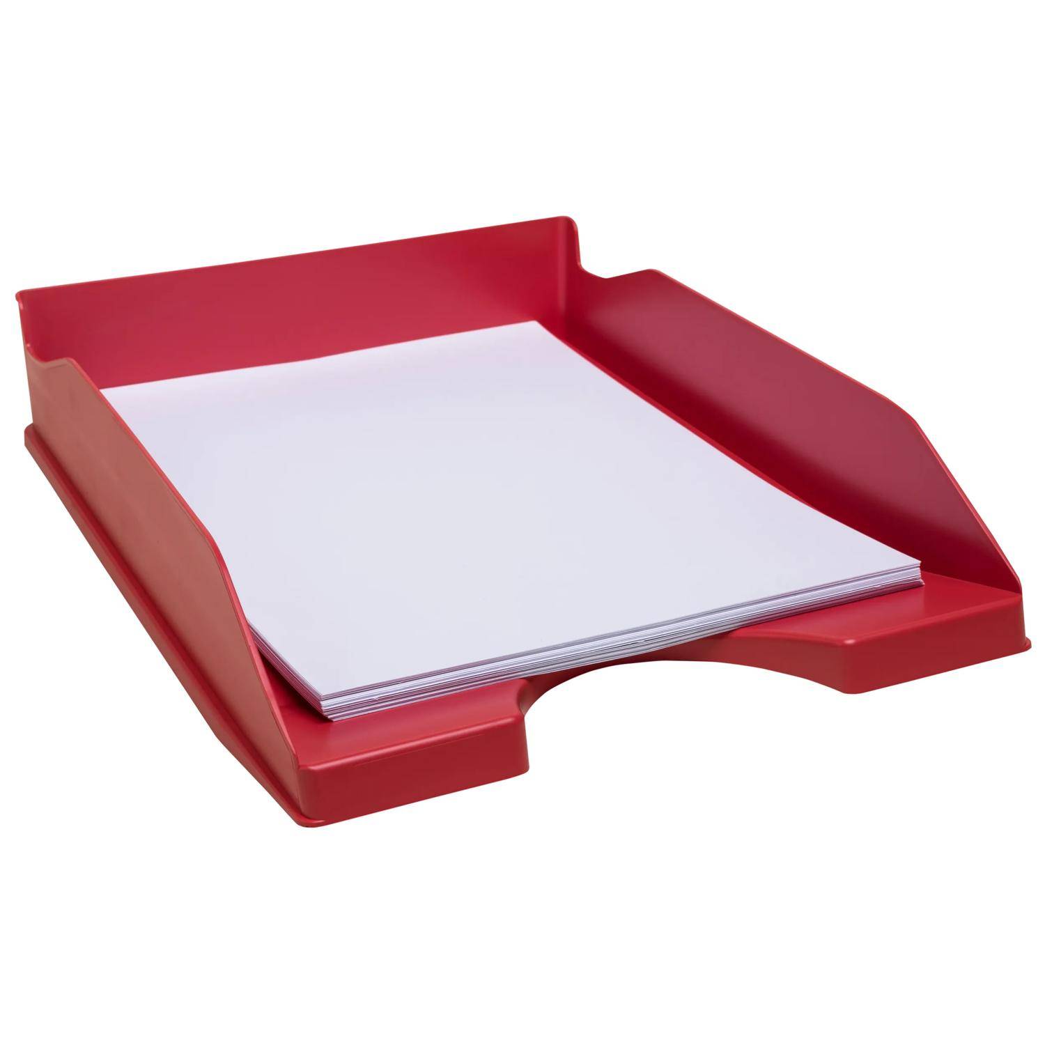 Exacompta 10x Briefablage Ecotray, Office - Rot - 123107D