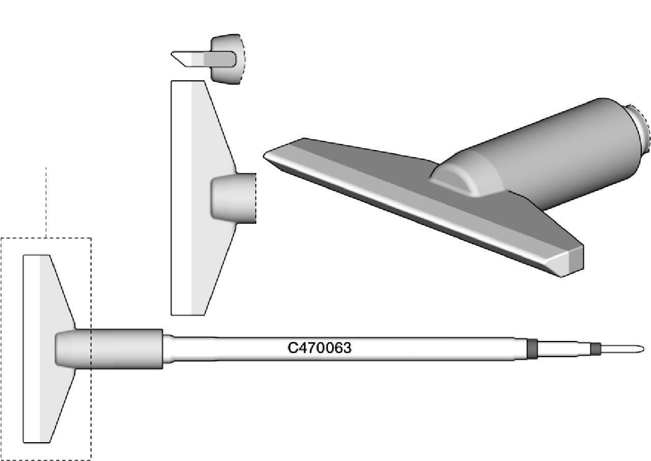 Lötspitze C470063 klingenförmig 37 mm, für T470 Lötkolben