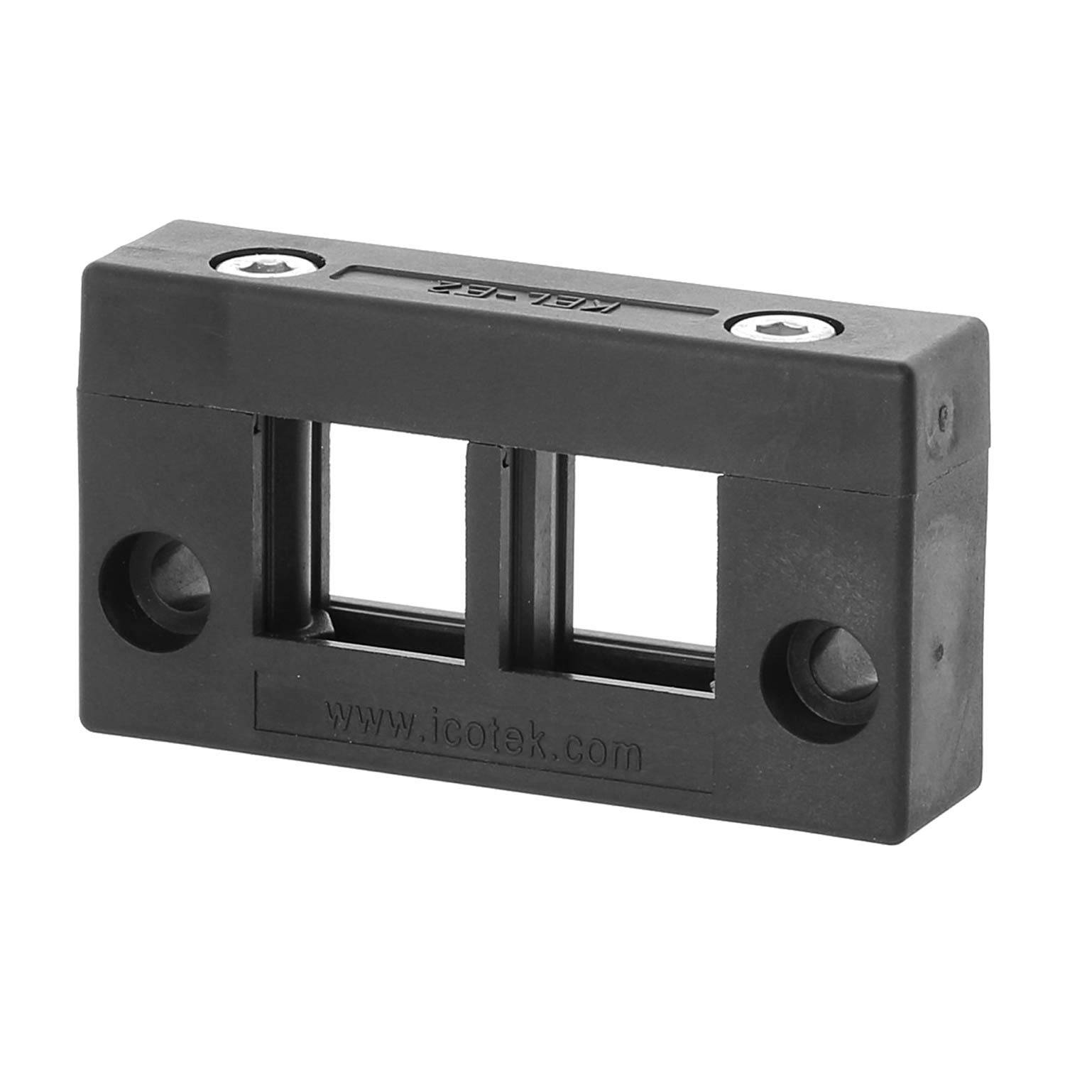 42249 icotek Kabeleinführungsleiste KEL08/02 schmal für Kabeltüllen 2x klein Montageausschnitt 43,0mm x 24,0mm -