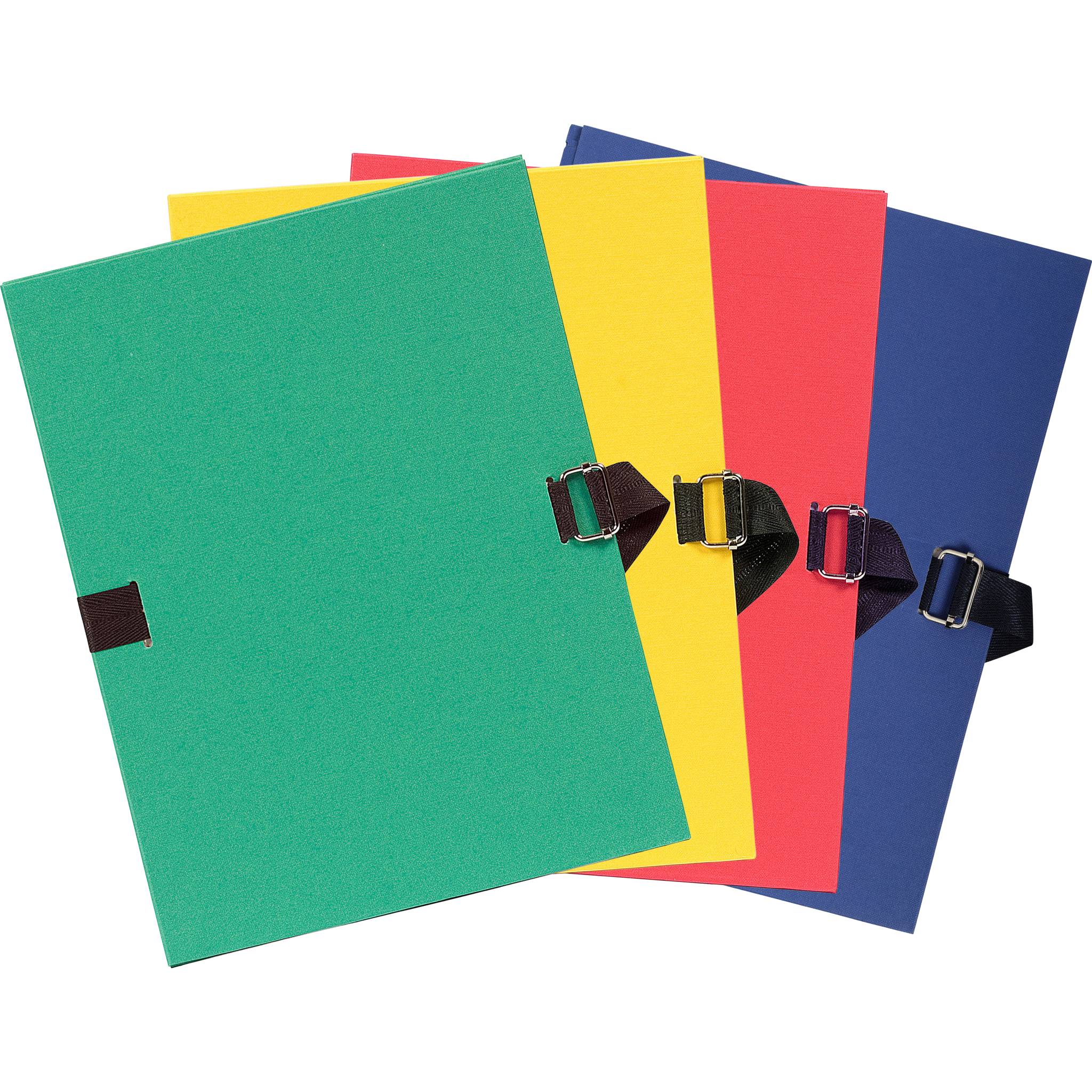 Exacompta 10x Dokumentmappe Faltenrück Klappe - Farben sortiert - 223200E