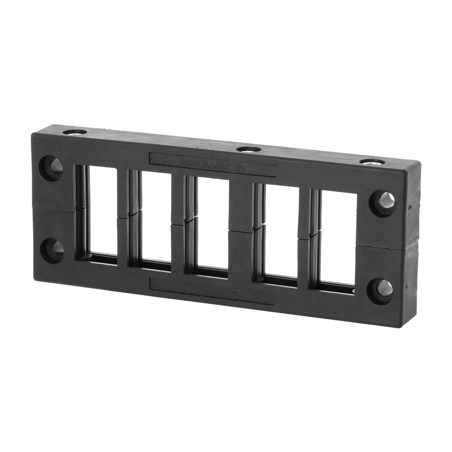 42241 icotek Kabeleinführungsleiste KEL24/10 für Kabeltüllen 10x klein Montageausschnitt 112,0mm x 36,0mm - 1Stück