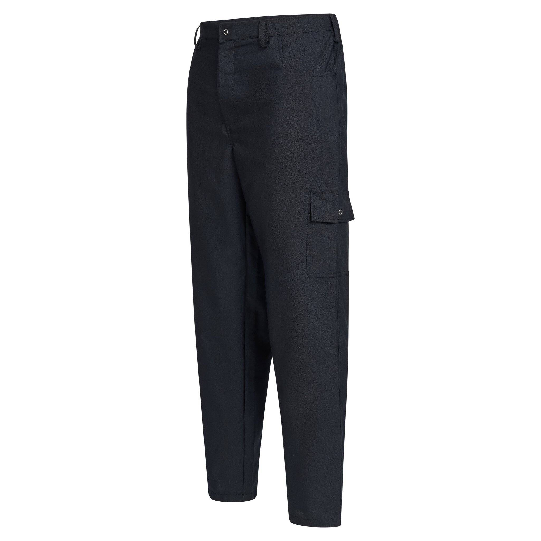 ESD-Hose, Gummizug im Bund, Druckknopf, unisex, schwarz, S