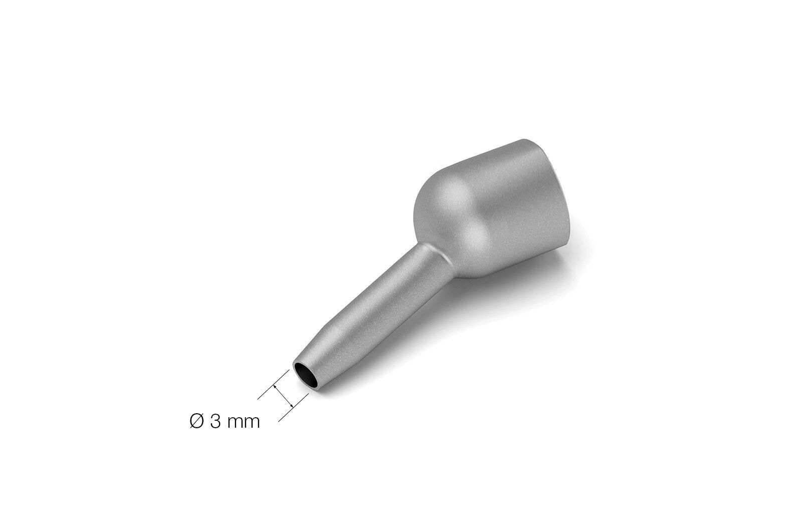 Heißluftdüse, 18° gebogen, Ø 3 mm, für TE-TB