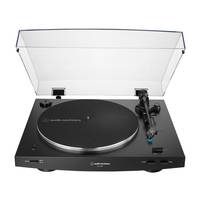 Audio-Technica AT-LP3XBTBK, Audio-Plattenspieler mit Riemenantrieb, Vollautomatisch, Schwarz, Aluminium, 33 1/3,45 RPM,