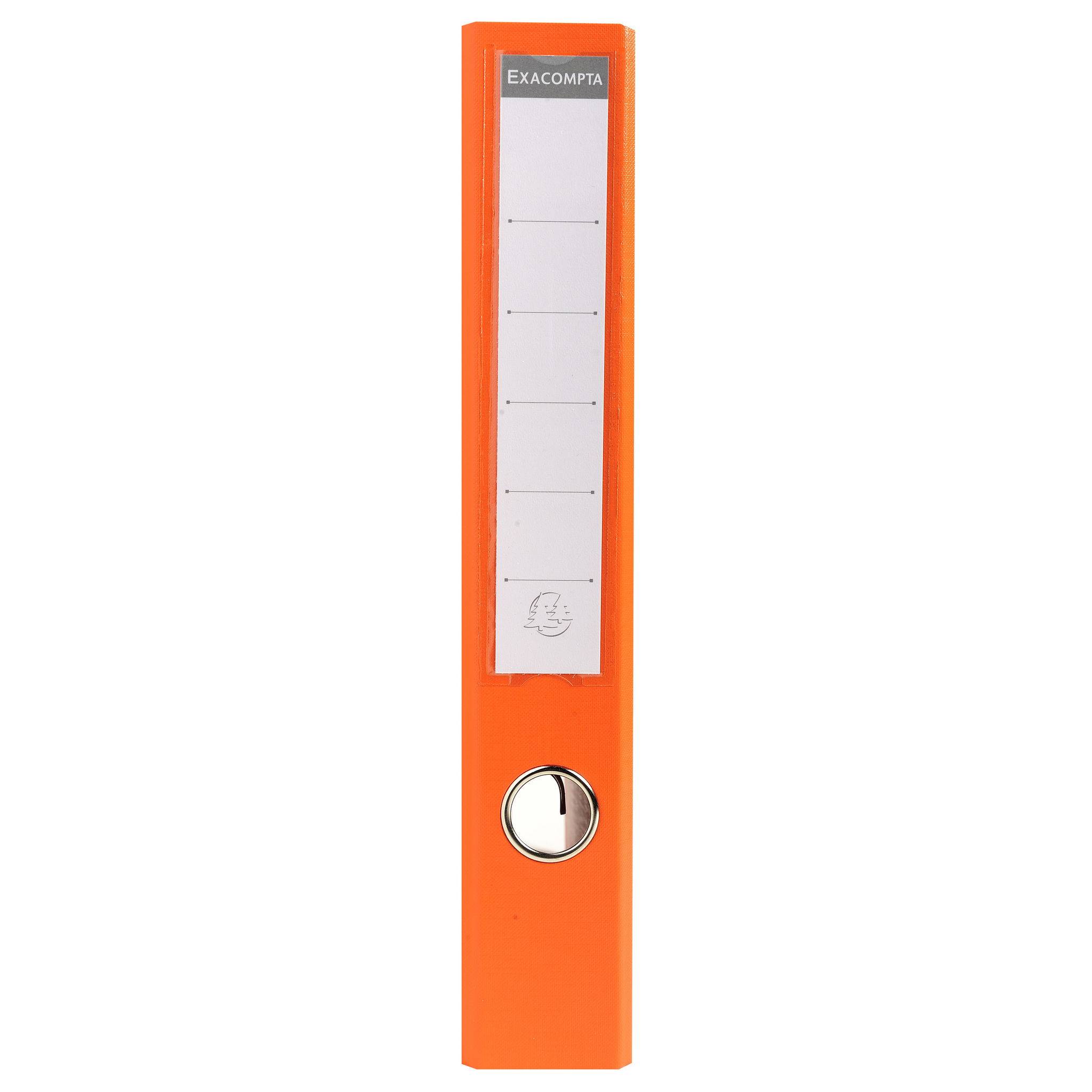 Exacompta 10x Ordner Prem'Touch PVC Rücken 50mm 32x29cm A4 Maxi Orange 53544E