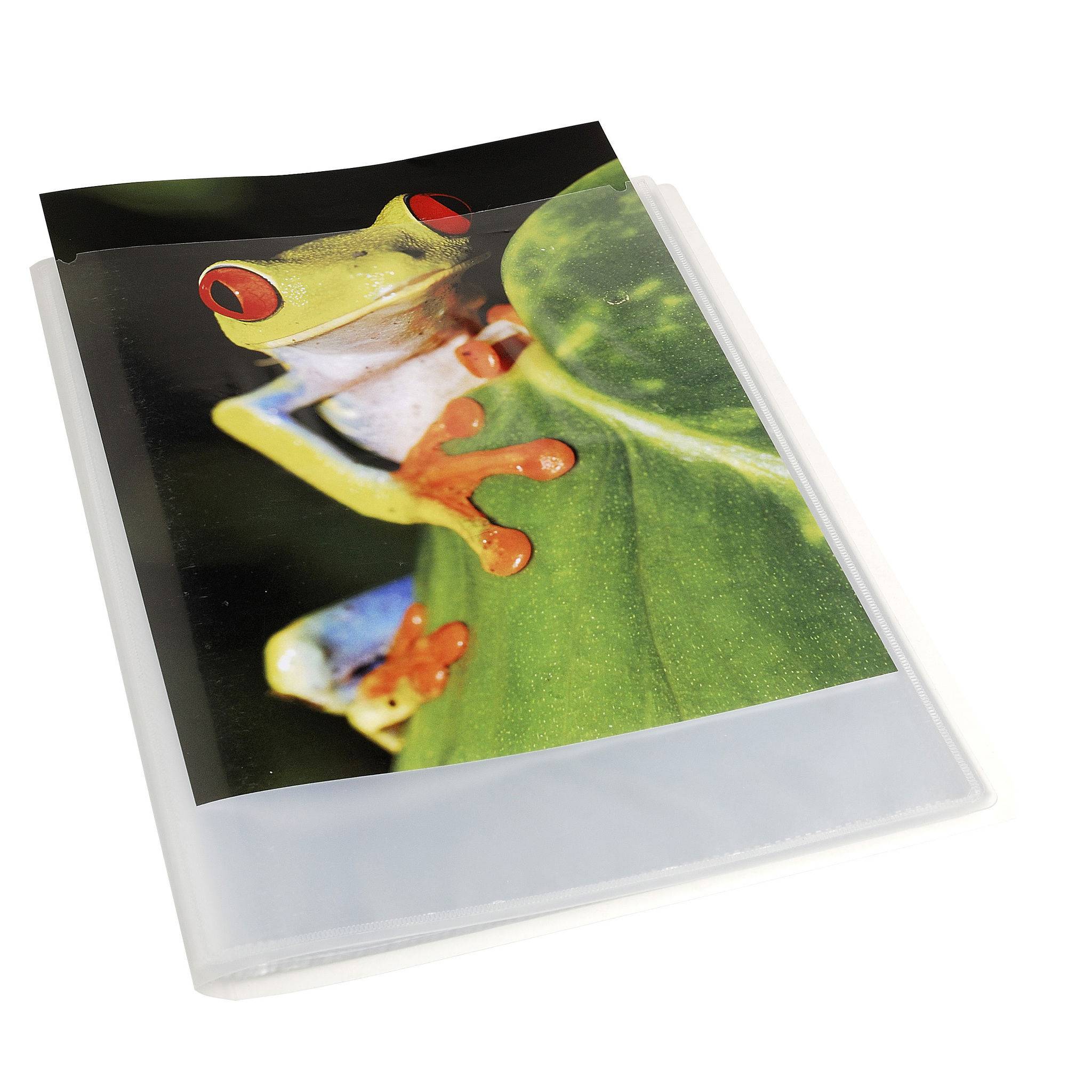 Exacompta 10x Sichtmappe PP 500µ + 40 Hüllen Kreacover , A4, Transparent, 5748E