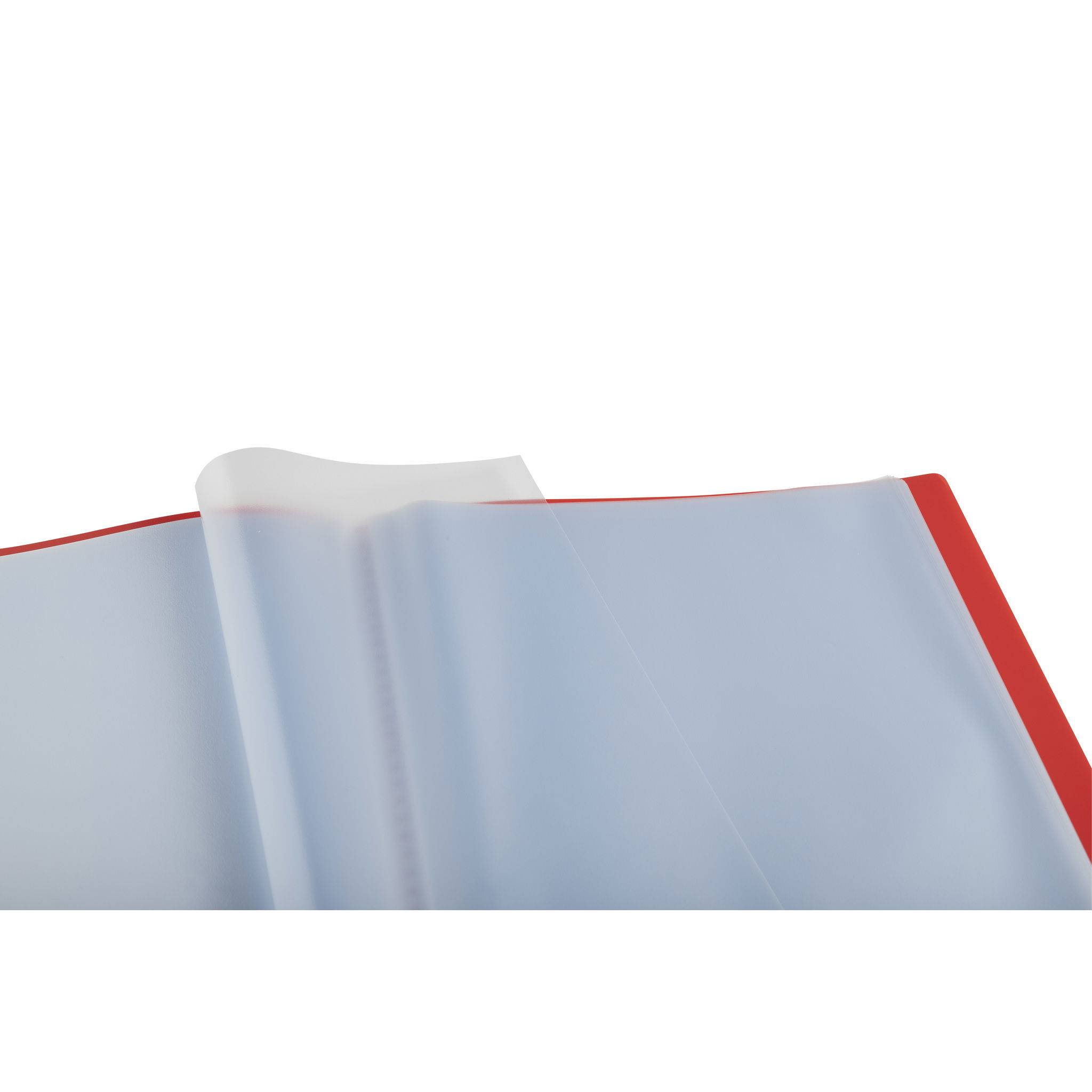 Exacompta 15x Sichtmappe A4 flexiblem Polypropylen, opak, 30 Hüllen, Rot, 8535E