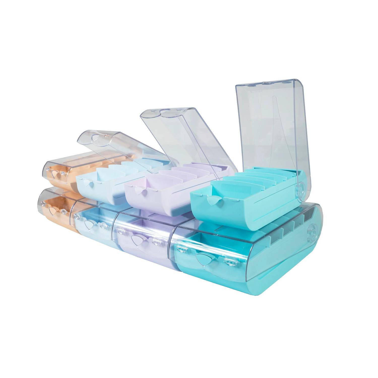 Exacompta 8x Karteikartenbox BunnyBox A8 Iderama - Farben sortiert - 5339623D