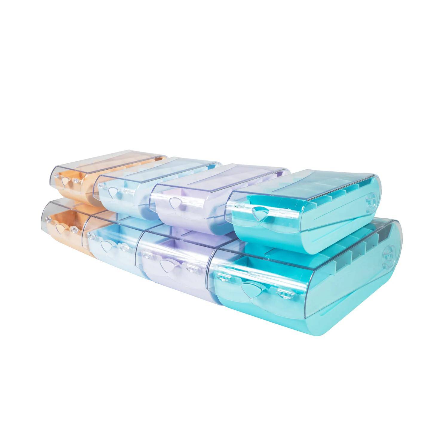 Exacompta 8x Karteikartenbox BunnyBox A8 Iderama - Farben sortiert - 5339623D