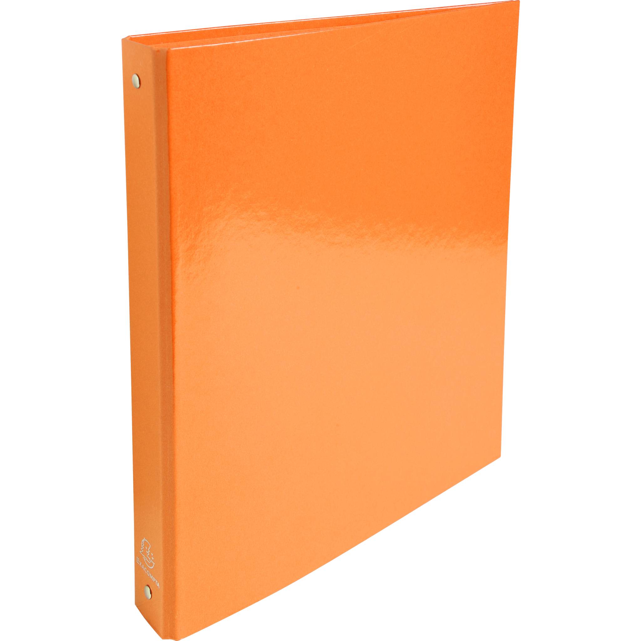Exacompta 10x Ringbuch Karton 4Ring 30mm Rücken 40mm 32x26cm A4 Orange 519294E