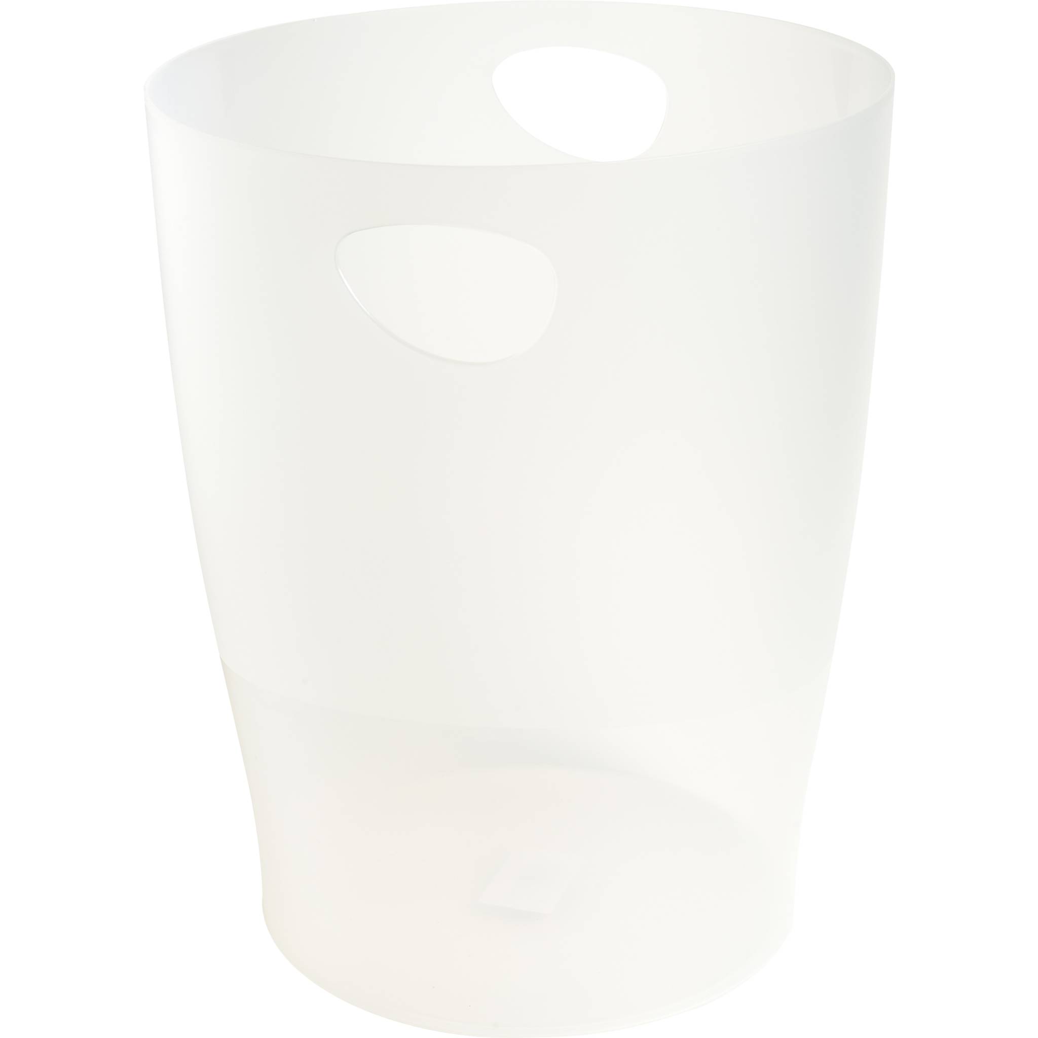 Exacompta 8x Papierkorb ECOBIN, 15 Liter, Office - Frostweiß - 45357D