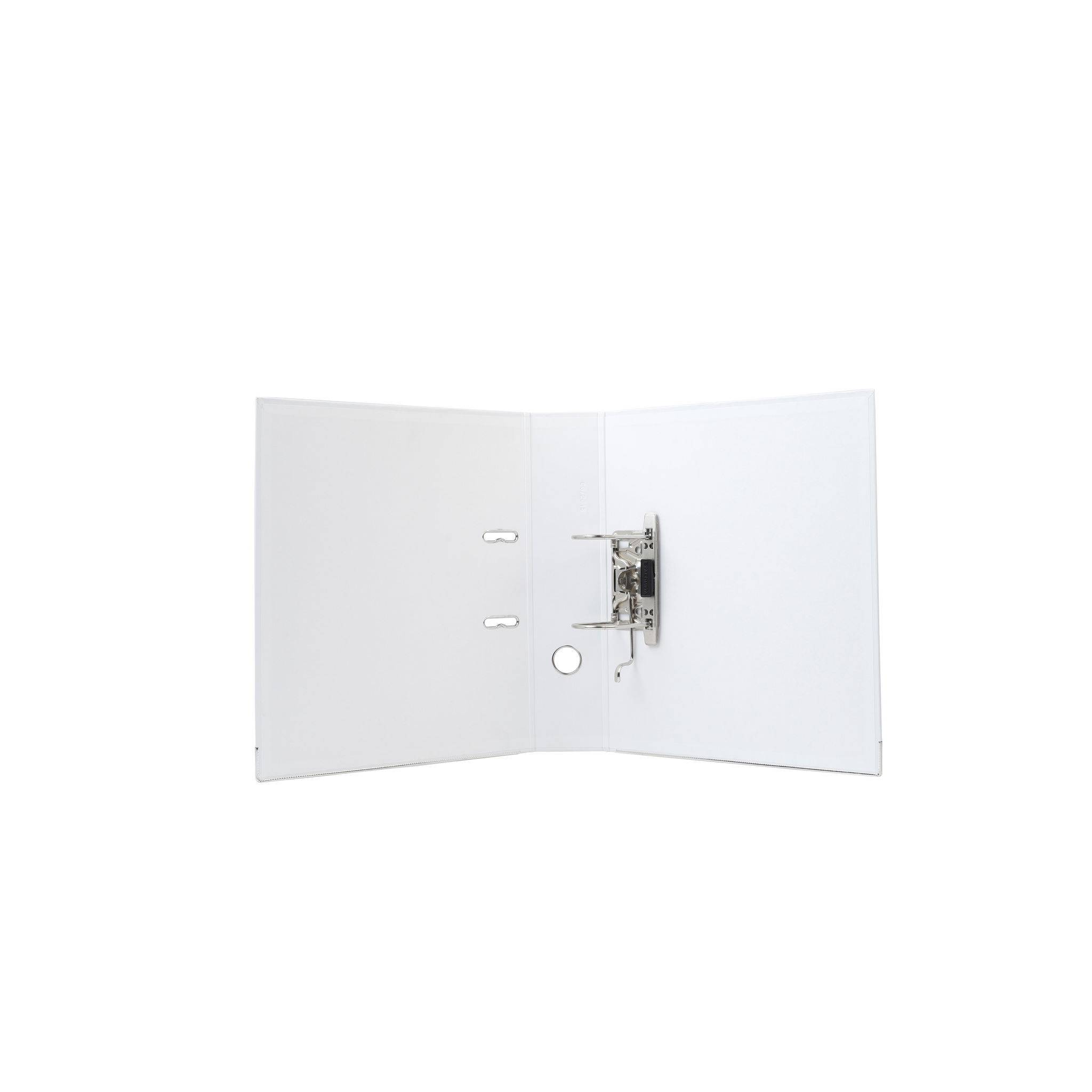 Exacompta 20x Ordner PP + 2 Ringen, Rücken 75mm, 318x284 mm A4, Weiß, 918402B