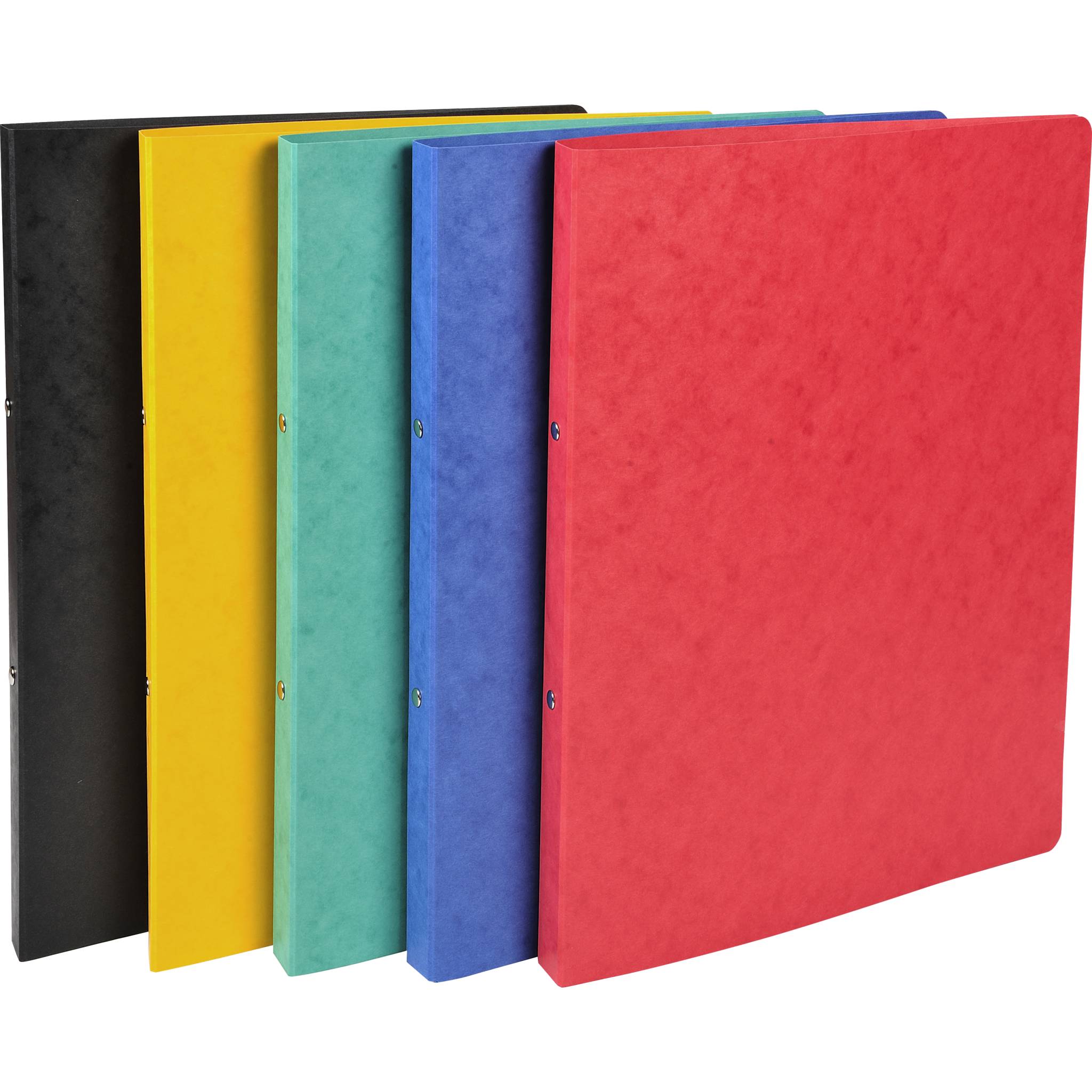 Exacompta 20x Ringbuch Karton 400g. 2Ring 15mm Rücken 20mm A4 sortiert 54250E